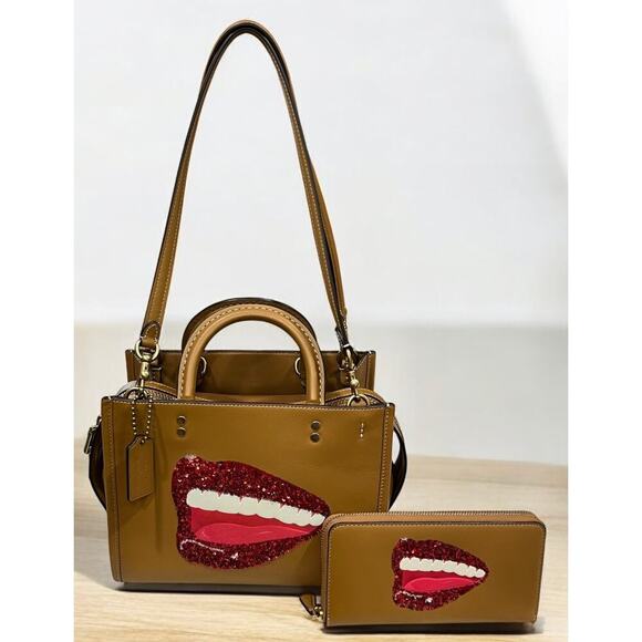 Coach CA125 Tom Wesselmann Limited Edition Rogue 25 X & CA225 Wallet - Picture 15 of 15